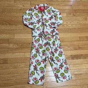 Kids Grinch and Max PJ set